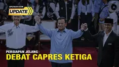 Ketiga calon presiden (capres) masing-masing yaitu Anies Baswedan, Prabowo Subianto, dan Ganjar Pranowo melakukan berbagai persiapan jelang debat pada Minggu (7/1/2024).