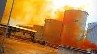 Gas Kimia PT Vopak Diduga Bocor (Yandhi Deslatama/Liputan6.com)