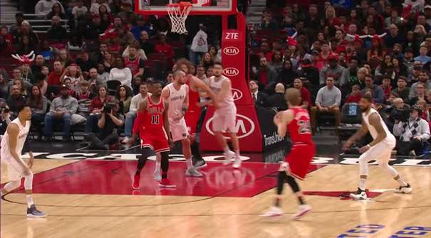 Berita video game recap NBA 2017-2018 antara Chicago Bulls melawan Washington Wizards dengan skor 113-94.