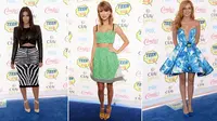 Berikut ketiga selebriti berbusana terbaik dalam Teen Choice Awards 2014.