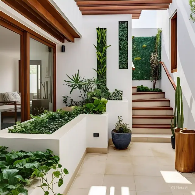 Rumah dengan Rooftop Garden