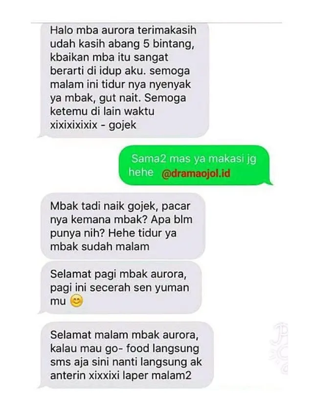 6 Obrolan Chat Driver Ojek Online Minta Bintang 5 Ini Bikin Tepuk Jidat