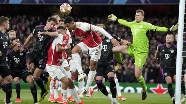Foto: Gol Leandro Trossard Hindarkan Arsenal dari Kekalahan saat Jamu Bayern Munchen pada Leg Pertama Perempatfinal Liga Champions