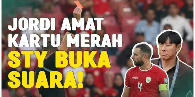 VIDEO: Nasib Sial Jordi Amat di Kartu Merah Saat Timnas Indonesia Hadapi Irak, Shin Tae-yong Pasang Badan