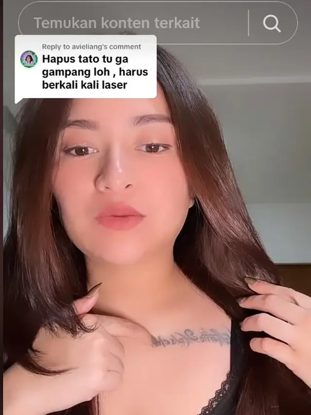 Nathalie Holscher ungkap tato (TikTok/nathalieholscher14)