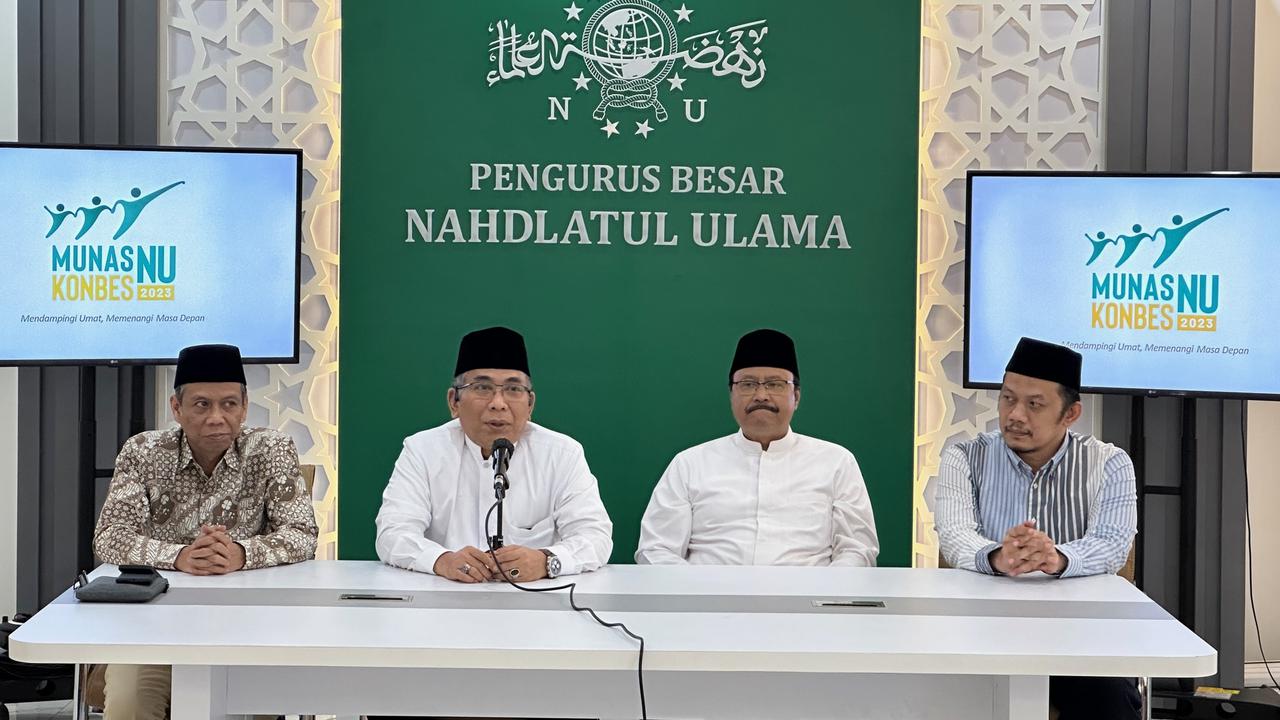 Ketua Umum PBNU Yahya Cholil Staquf atau Gus Yahya (Liputan6.com/Nanda Perdana Putra)