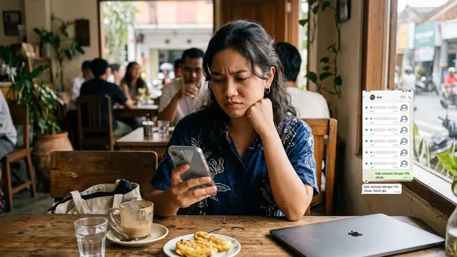 Ciri Orang yang Tidak Suka Membalas Pesan dengan Voice Note/AI Generated