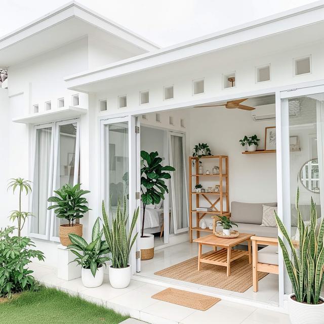 12 Inspirasi Desain Rumah Mungil Ala Villa, Nyaman & Estetik di Lahan ...