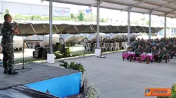 Citizen6, Surabaya: Dalam sambutannya, Danpasmar-1 mengatakan bahwa pada saat latihan Armada Jaya XXXI Tahun 2012 dari gladi posko sampai gladi lapangannya nilai pasrat paling tinggi. (Pengirim: roby 110)