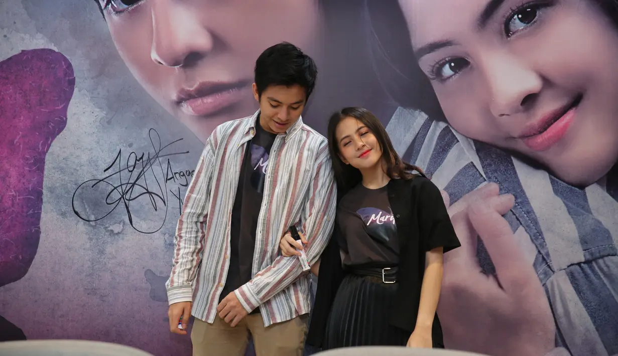 Angga Aldi Yunanda dan Adhisty Zara (Adrian Putra/Fimela.com)