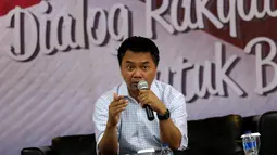 Kekuatan Ekonomi Indonesia yang kian membaik dan nilai strategis Asia Tenggara membuat Indonesia semakin dipandang di dunia Internasional  tegas Dino Patti Djalal saat berdiskusi di Jakarta 3 Maret 2014 (Liputan6.com/Helmi Fithriansyah).