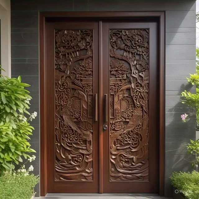 Model Pintu 2 Daun Mewah dan Elegan, Percantik Hunian