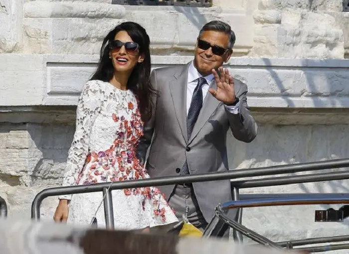 Amal bersama sang suami, George Clooney (Reuters)