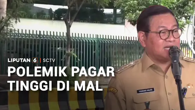 Polemik Pagar Tinggi di Mal