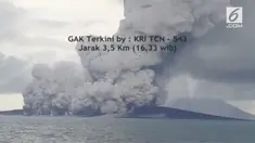 Gunung Anak Krakatau terus menunjukan aktivitas erupsi. Hingga kini gempa tremor terus terjadi.