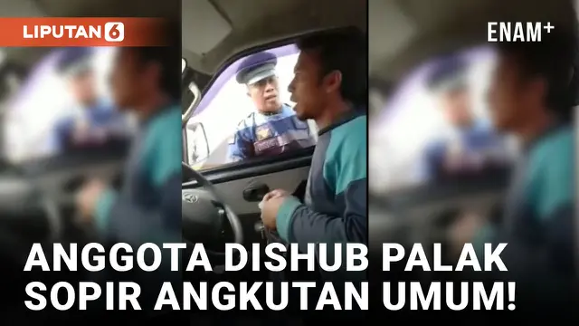 VIDEO: Viral Anggota Dishub Palak Sopir Angkutan Umum