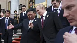 Kim Jong Un Tegaskan Dukungan untuk Rusia di Momen Ulang Tahun Putin