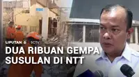 Sementara BMKG mencatat masih ada gempa susulan yang terjadi di wilayah NTT. Sebanyak 2.768 gempa susulan dengan kekuatan antara 6,2 magnitudo dan 1,1 magnitudo. BMKG melihat sudah adanya tren peluruhan gempa susulan yang diperkirakan akan hilang 3 s...