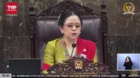 Pada sidang tahunan MPR RI, Ketua DPR RI Puan Maharani pada Jumat (15/8/2025) di Jakarta, mengatakan bahwa&nbsp;kedaulatan bukan hanya soal menjaga batas wilayah negara, tetapi juga memastikan kebijakan luar negeri dan ekonomi nasional ditentukan secara mandiri (Dok. Liputan6.com/Teddy Tri Setio Berty).