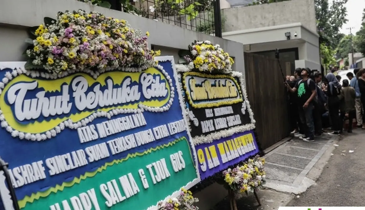 Rumah duka Ashraf Sinclair (Sumber: Merdeka.com)