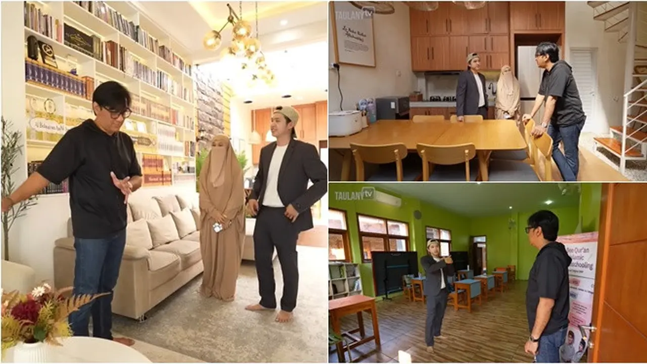 8 Potret Rumah Ustaz Dennis Lim yang Minimalis, Ada Ruang Belajar untuk Santri