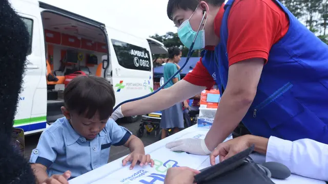 Tim Medis Pertamedika Bantu Korban Gempa Cianjur