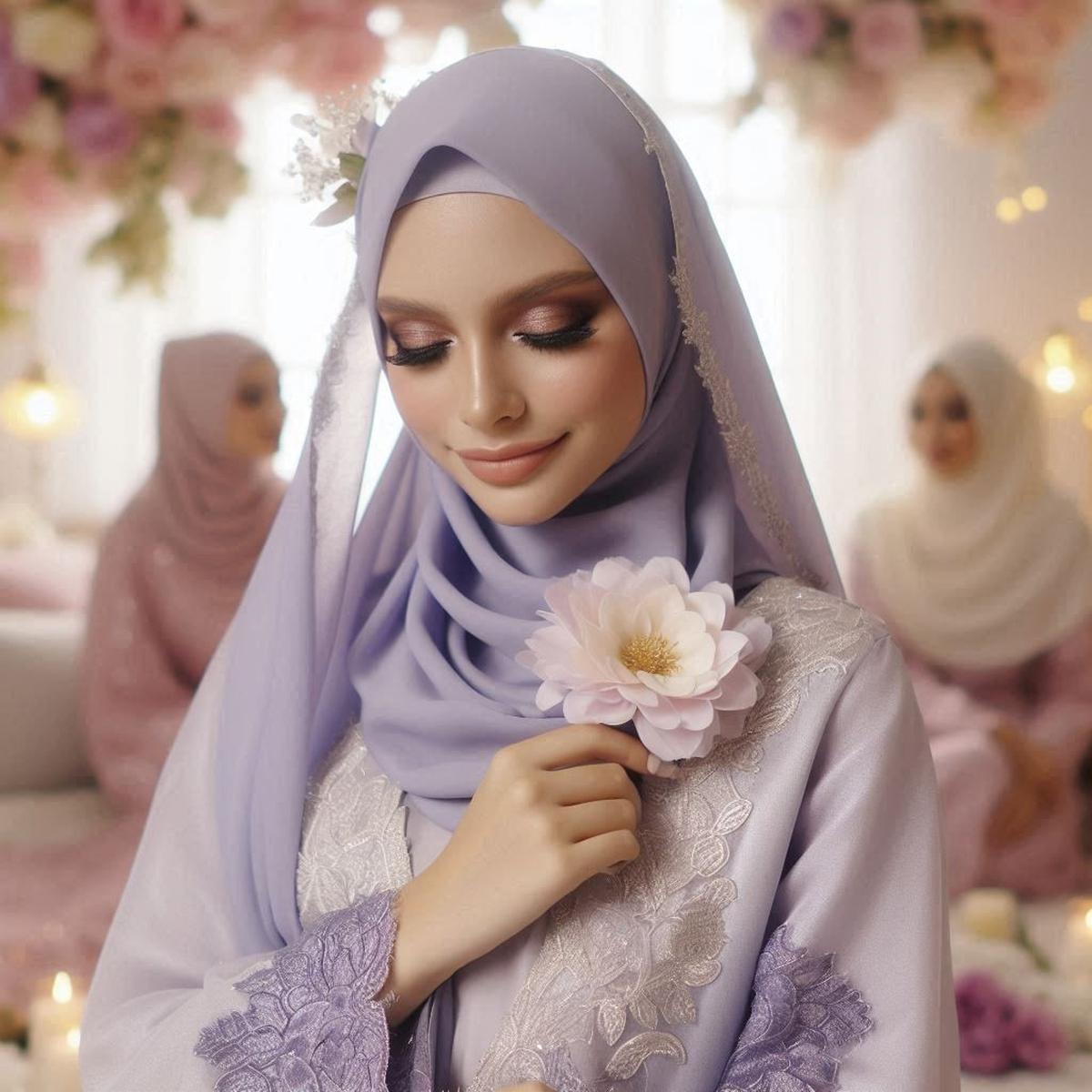 Baju Lebaran 2025 Misty Lavender