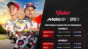 Moto3 & Moto2 Pertamina Grand Prix of Indonesia 2026: Persaingan Ketat Podium Mandalika di Vidio