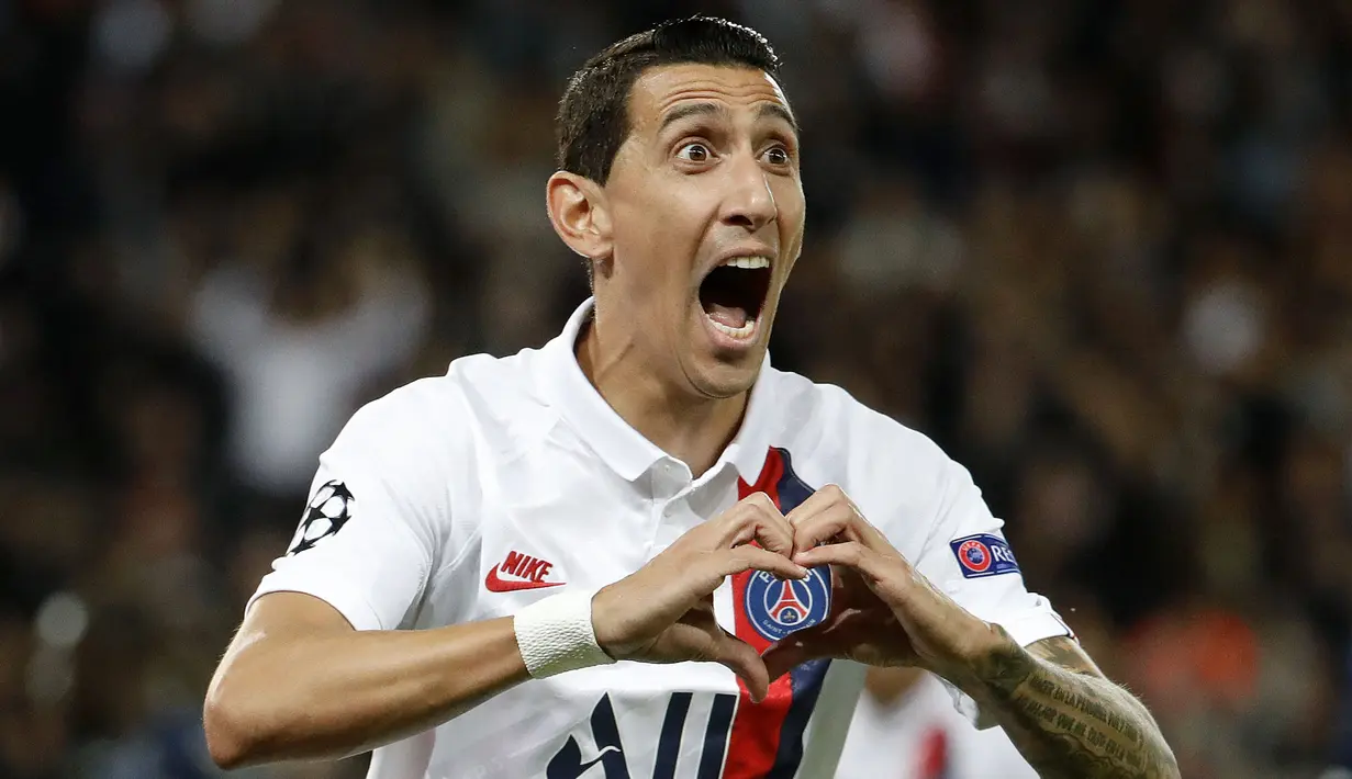 Rekan satu negara Messi, Angel Di Maria telah bergabung di Les Parisiens (julukan PSG) sejak 2015 silam dari Manchester United. Ia merupakan pemain spesialis umpan, tercatat 102 assist di semua pertandingannya bersama PSG. (Foto: AFP/