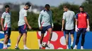 Lamine Yamal dan kawan-kawan jadi tim paling impresif dibanding kontestan lain di babak semifinal. (LLUIS GENE / AFP)