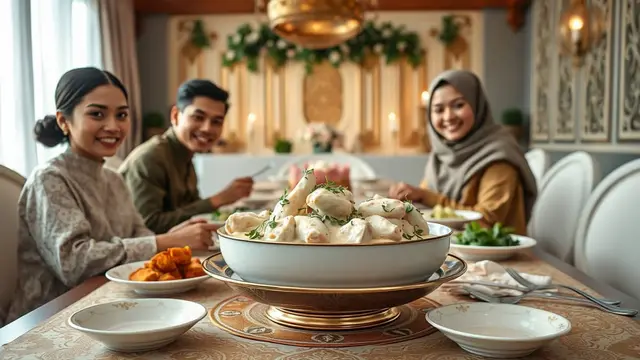 resep opor ayam santan