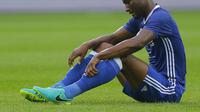 John Obi Mikel saat memperkuat Chelsea bersua Rapid Vienna, beberapa waktu lalu. Ia menjadi andalan Nigeria untuk lolos dari Grup B cabang sepak bola Olimpiade Rio 2016.  (Reuters/Heinz-Peter Bader)