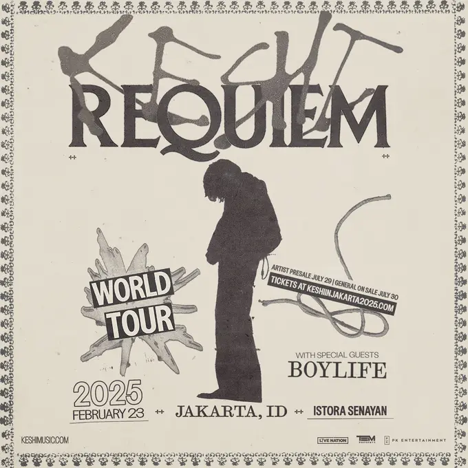 Keshi “Requiem Tour” in Jakarta 2025