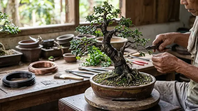 Cara Membentuk Bonsai Serut agar Tetap Pendek