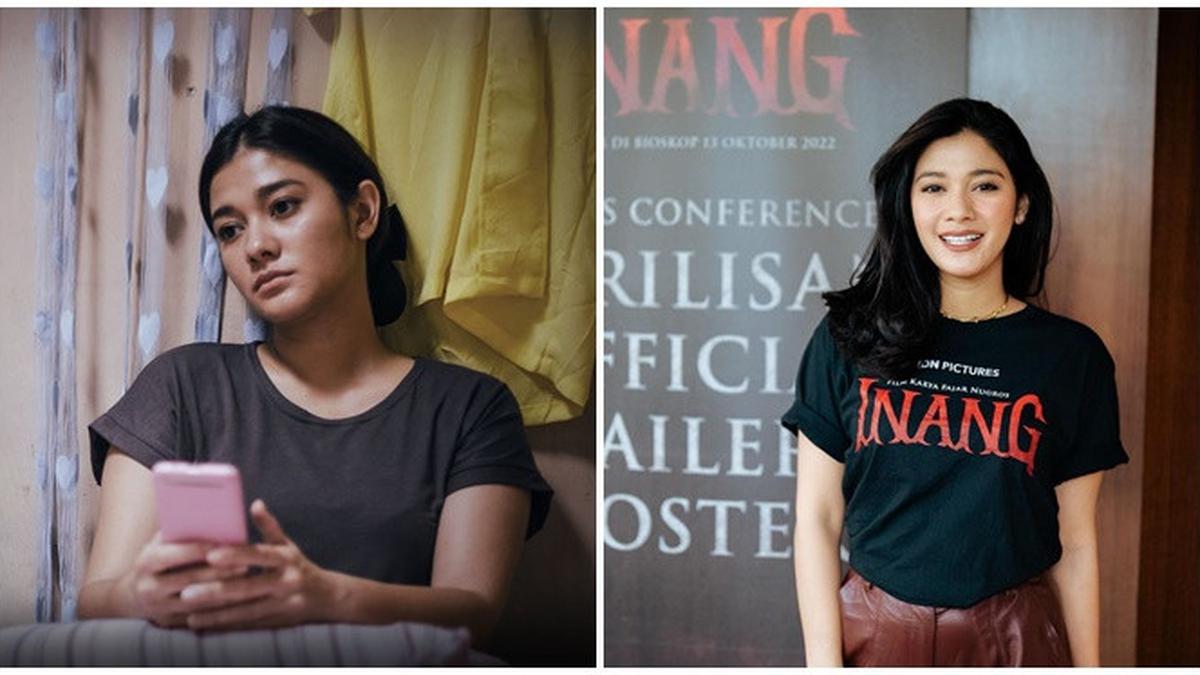 6 Potret Naysilla Mirdad di Konferensi Pers Film Inang, Debut di Layar ...