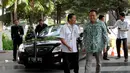 Ketua Dewan Perwakilan Daerah (DPD), Irman Gusman tiba di gedung Komisi Pemberantasan Korupsi (KPK), Jakarta, Rabu (23/7/14) (Liputan6.com/ Miftahul Hayat)