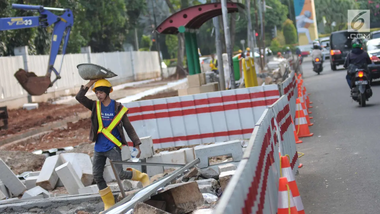 Jelang Asian Games 2018, Pedestrian Sekitar Kawasan GBK Terus Ditata