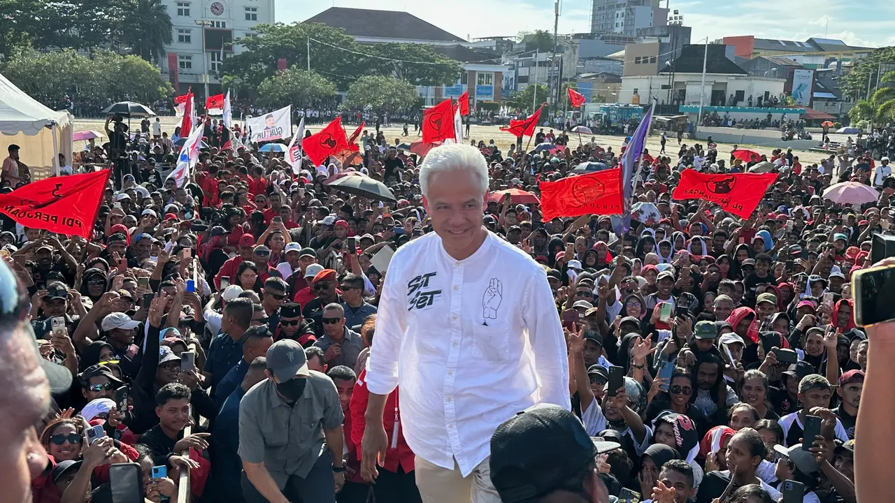 Calon presiden (capres) nomor urut tiga Ganjar Pranowo