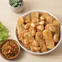 Resep Tempe Krispi Bawang Putih Lengkap dengan Sambal Bawang, Gurih, Renyah, Pedas