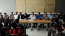 Forum Asosiasi Provinsi PSSI memberikan tanggapan seputar pembentukan tim 9 di kantor PSSI, Jakarta (5/1/2015). (Liputan6.com/Helmi Fithriansyah)
