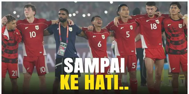 VIDEO: Beckham Putra Menangis Nyanyikan Tanah Air Setelah Kemenangan Dramatis Timnas Indonesia