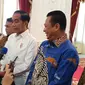 Pimpinan MPR RI mengantarkan undangan kepada Presiden Joko Widodo untuk dilantik menjadi Presiden Republik Indonesia 2019-2024, bersama KH Maruf Amin sebagai Wakil Presiden.