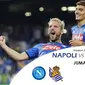 Prediksi Napoli vs Real Sociedad di Liga Europa. (foto: Liputan6.com/Triyasni)