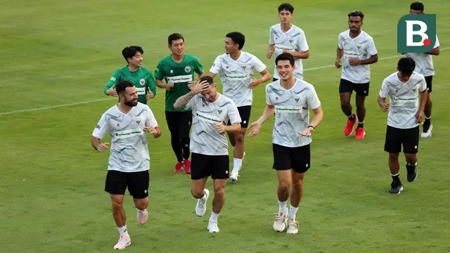 Latihan Timnas Indonesia Jelang Hadapi Timnas Argentina