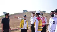 Menteri Koordinator Bidang Kemaritiman dan Investasi Luhut Binsar Panjaitan mengapresiasi gerak cepat  Kementerian PUPR dalam pembangunan proyek Tol Cileunyi-Sumedang-Dawuan (Cisumdawu). (Dok Kementerian PUPR)