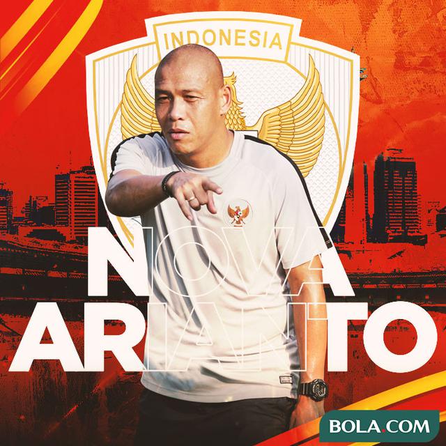 Timnas Indonesia - Ilustrasi Nova Arianto