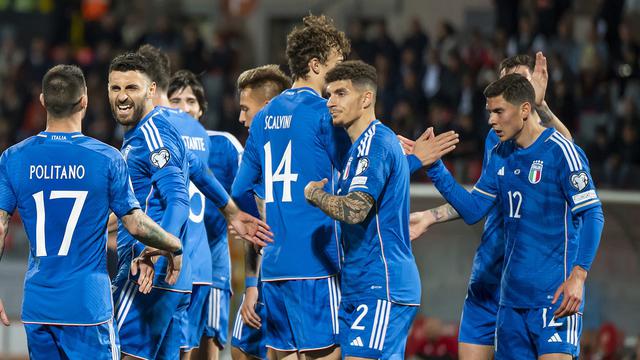 Foto: Italia Raih Kemenangan Perdana, Inggris Masih Terlalu Perkasa Bagi Ukraina di Kualifikasi Euro 2024