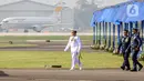 Selain upacara, fly pass formasi 77 juga akan dilakukan oleh pesawat F-16, serta demo darat dan demo udara yang terdiri dari terjun penyelamatan, pembebasan sandera, close air support, dan atraksi tempur di udara. (Liputan6.com/Faizal Fanani)