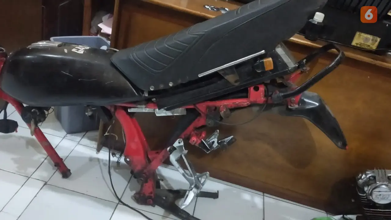 Motor Hasil Curian Dipreteli dan Dijual di Sukoharjo