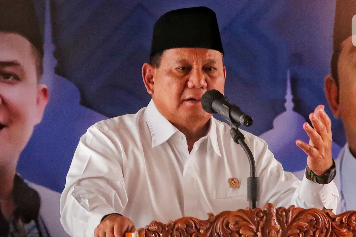 Pidato Kebangsaan Prabowo di Masjid Istiqlal